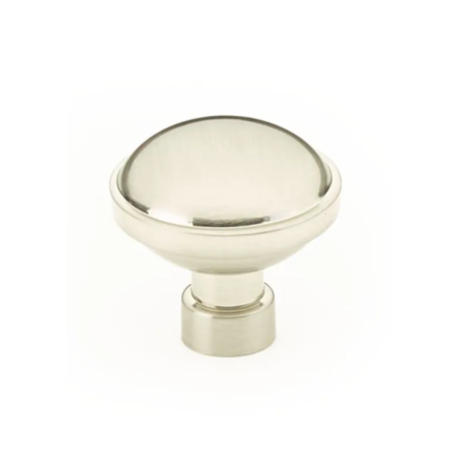 86695US15 - Brandt 1-1/4" Mushroom Cabinet Knob - Industrial Modern Collection - Satin Nickel