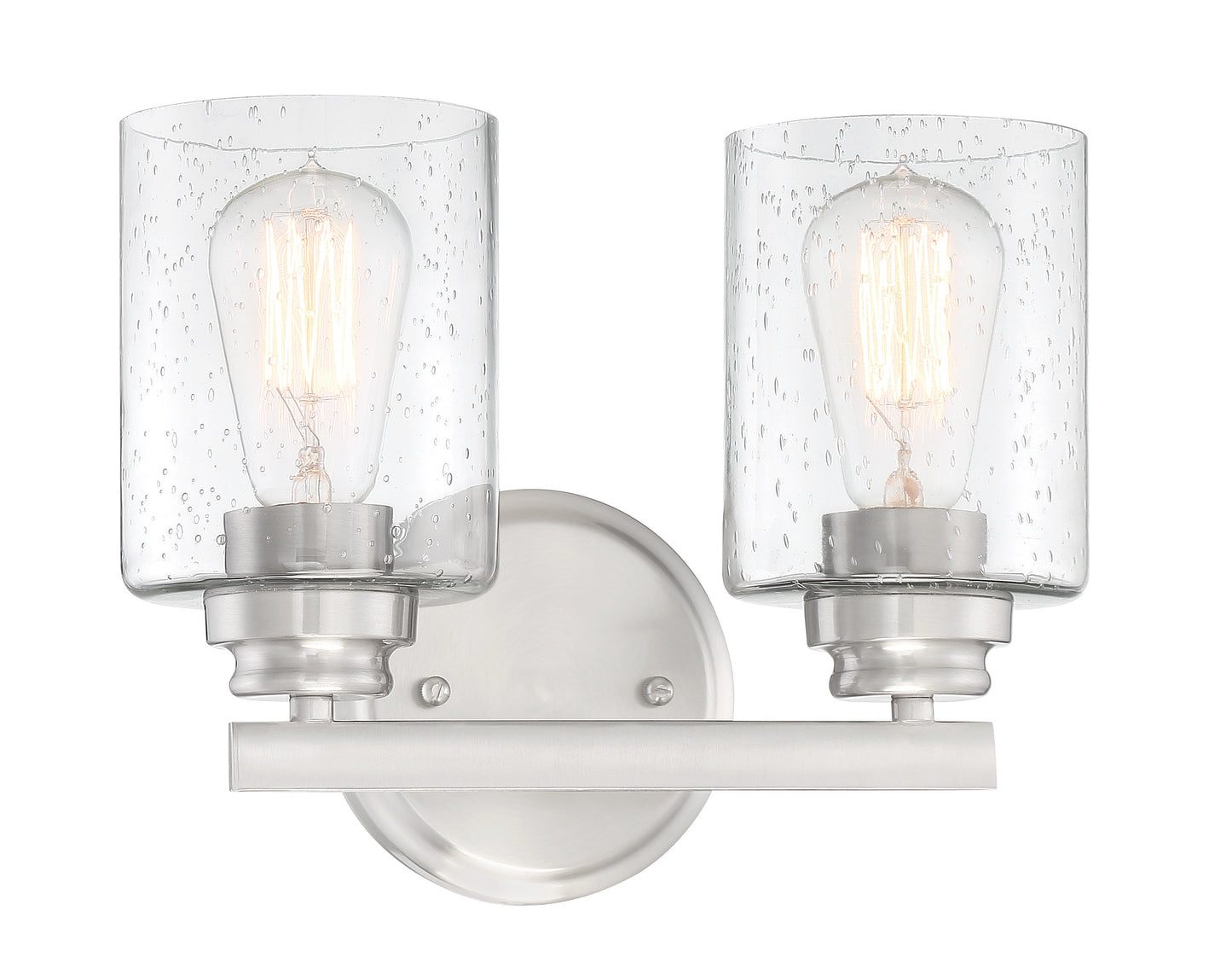 50502-BNK - Bolden 2 Light 11" Wide Vanity Light - Brushed Nickel