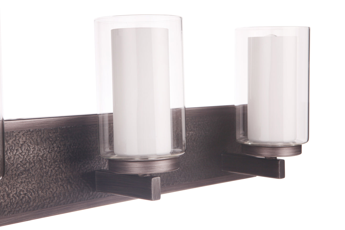 11633NIVNI4 - Texture 4 Light 33" Wide Vanity Light - Natural Iron / Vintage Iron