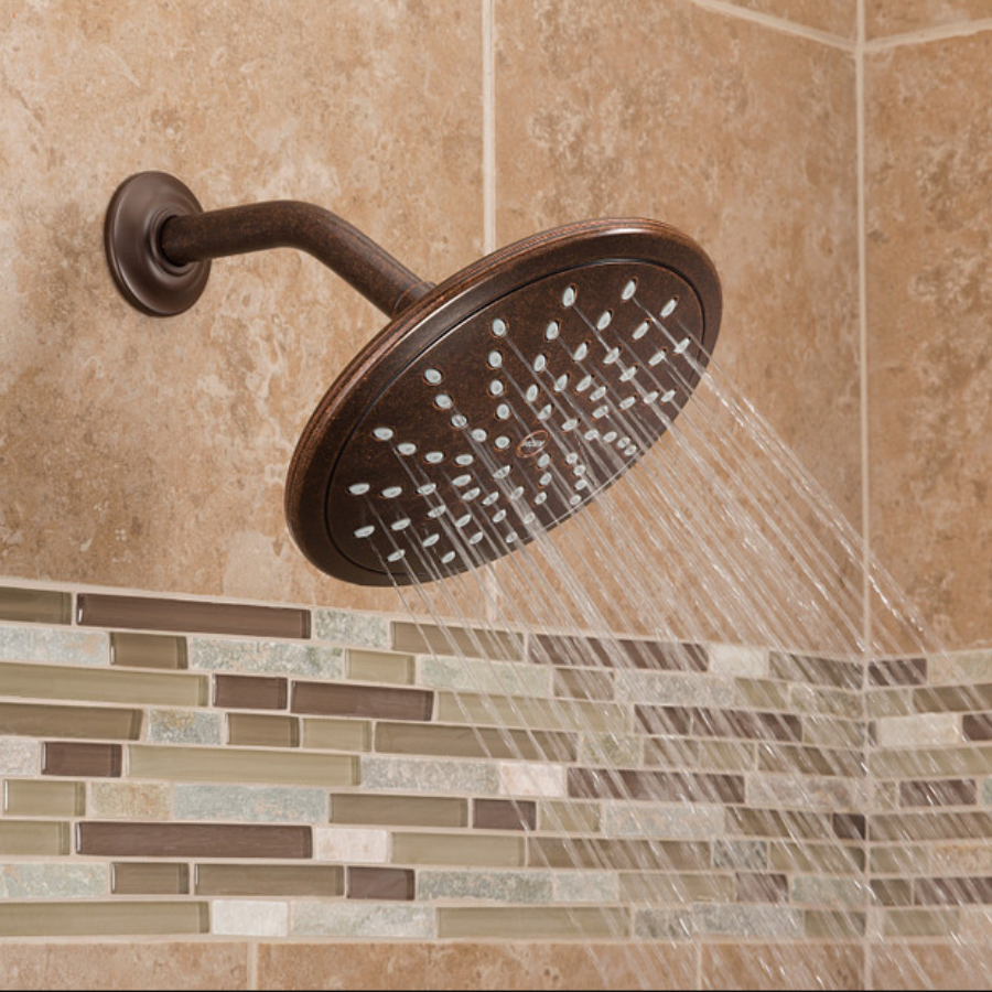 6345ORB - One-Function 8" Diameter Spray Head Eco-Performance Rainshower - Oil Rubbed Bronze