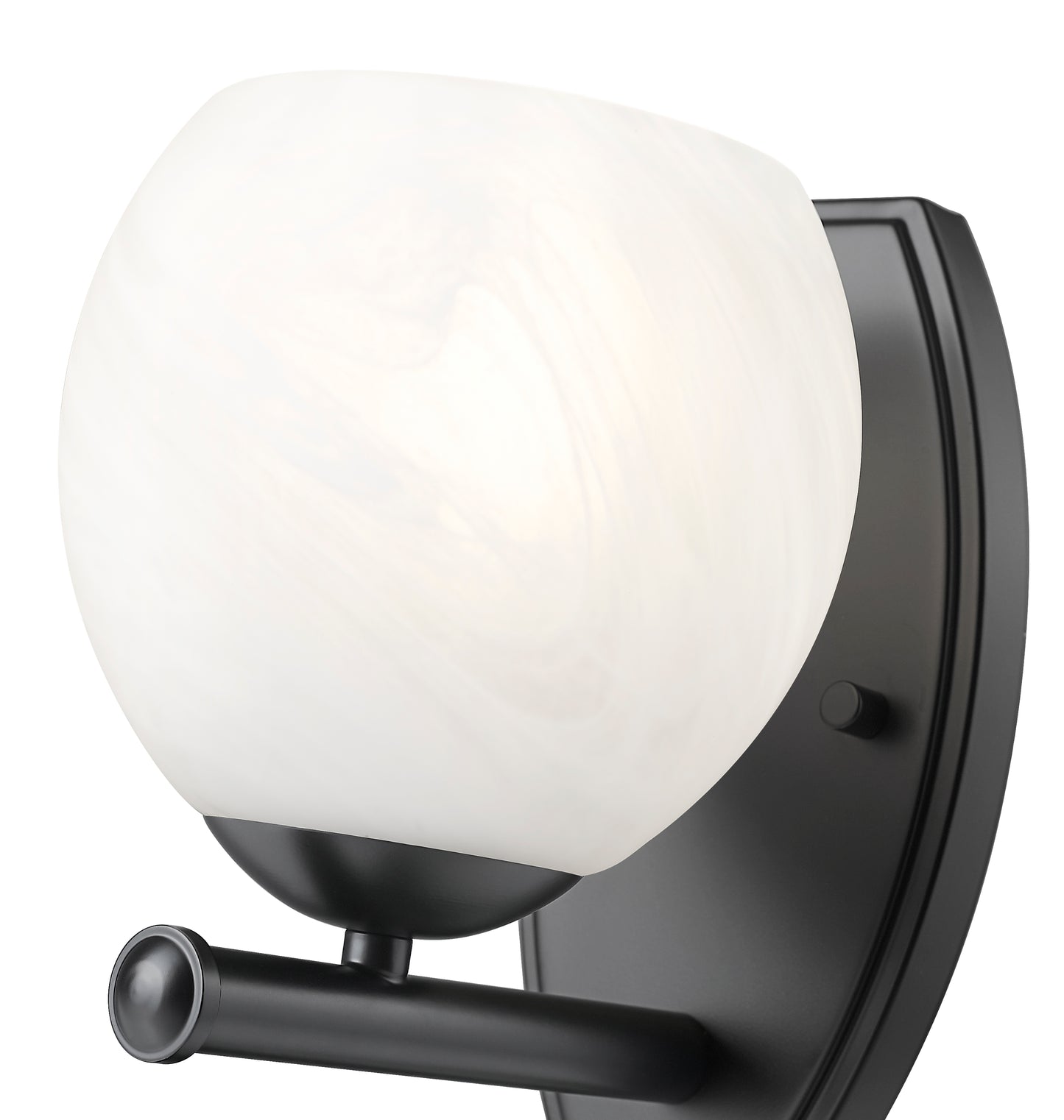 1963-1S-MB - Colette 1 Light Wall 9" Sconce - Matte Black