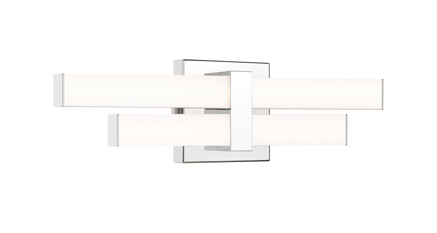 1008-18W-CH-LED - Zane 2 Light 18" Vanity - Chrome