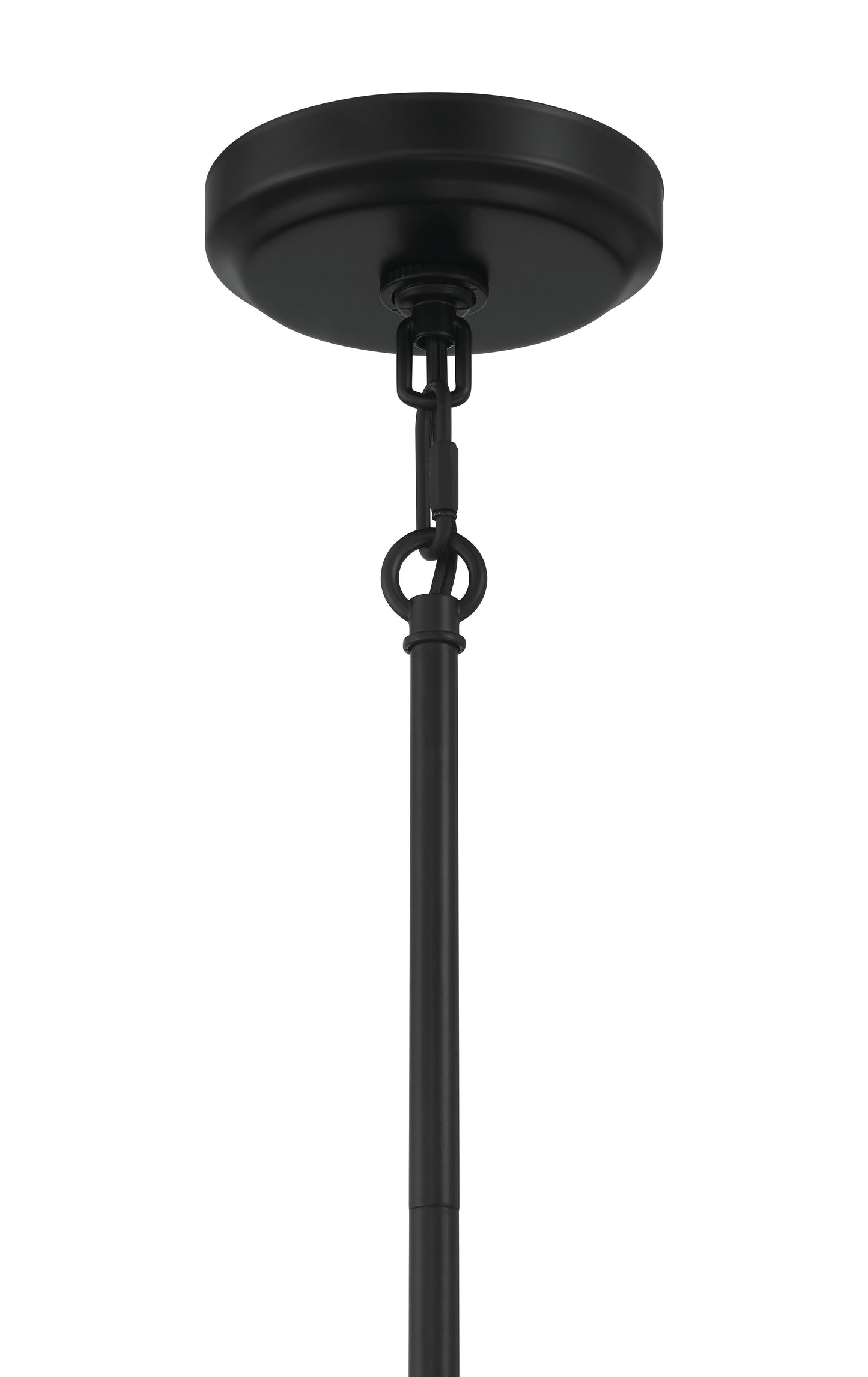 60591-FB - Claire 1 Light 6.5" Wide Mini Pendant - Flat Black