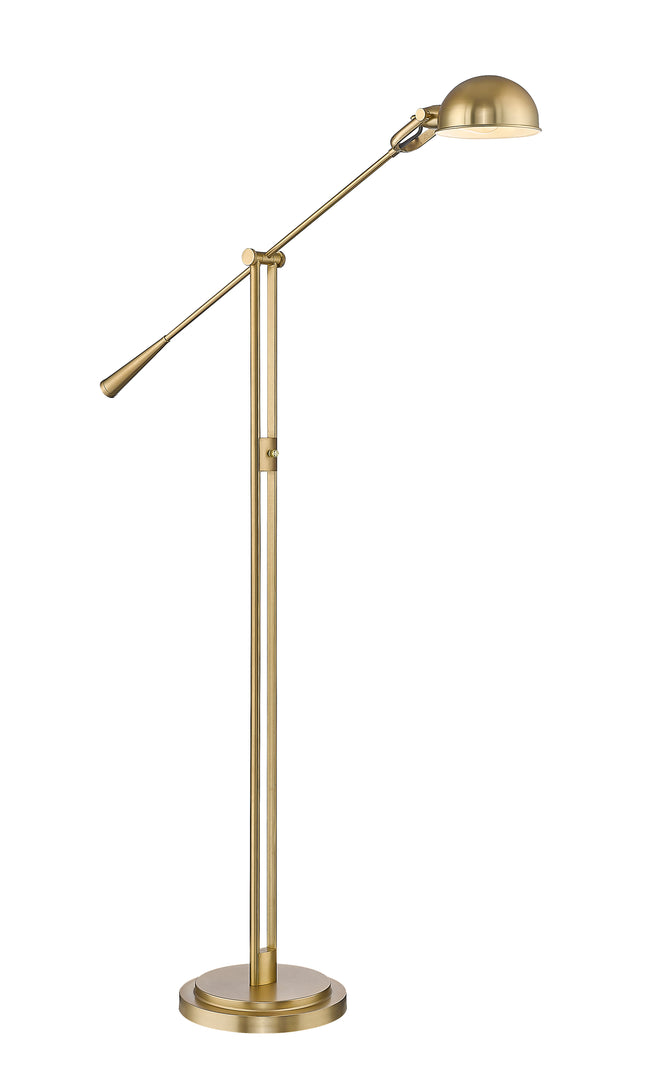 741FL-HBR - Grammercy Park 1 Light Floor 82" Lamp - Heritage Brass