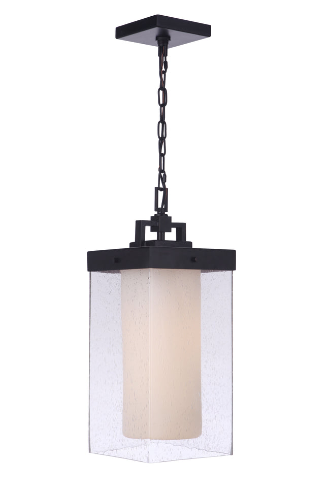 ZA5621-MN - Hayner 1 Light 8.88" Wide Outdoor Pendant - Midnight