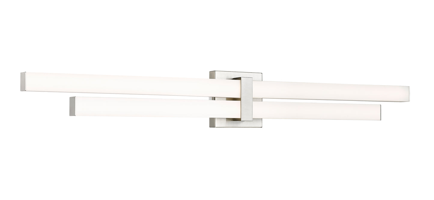 1008-40W-BN-LED - Zane 2 Light 40" Vanity - Brushed Nickel