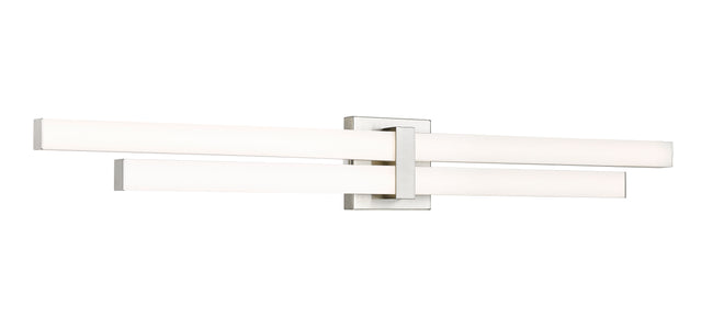 1008-40W-BN-LED - Zane 2 Light 40" Vanity - Brushed Nickel