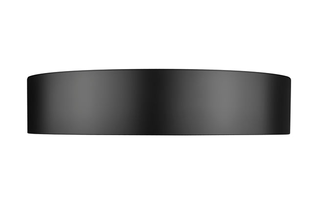1017F20-MB-LED - Coronado 1 Light Flush 20" Mount - Matte Black