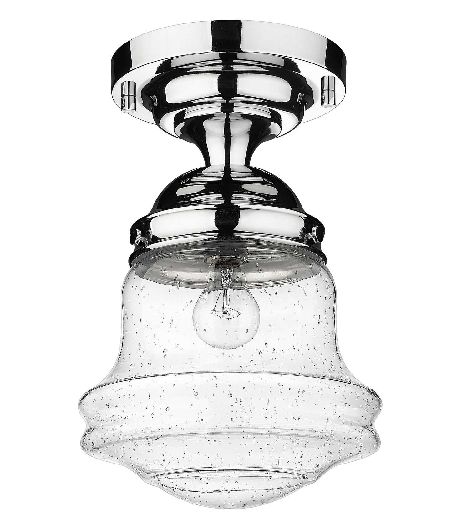 736F10-CH - Vaughn 1 Light Flush 10" Mount - Chrome