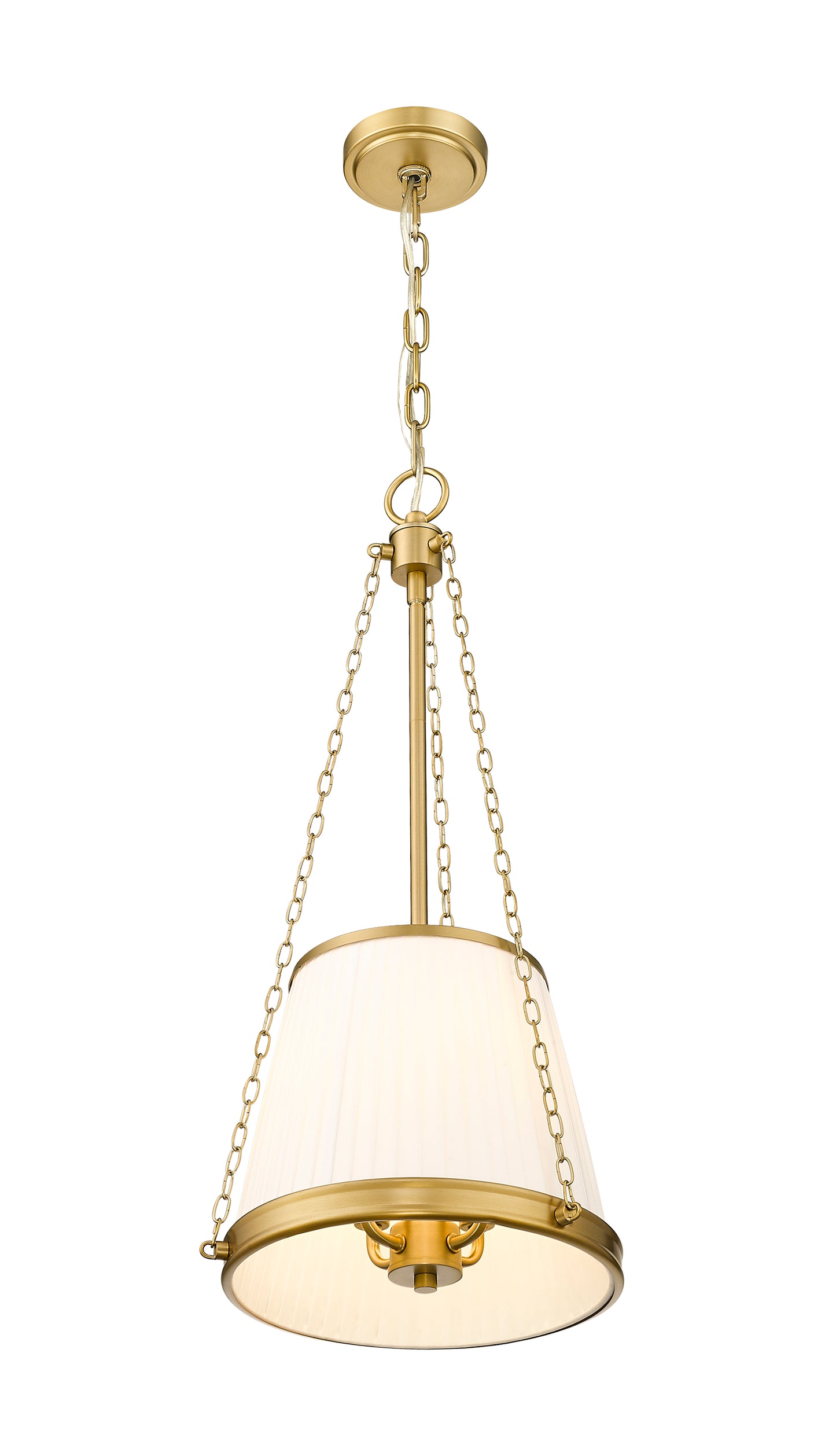 1954P12-MGLD - Madeline 4 Light 12" Pendant - Modern Gold