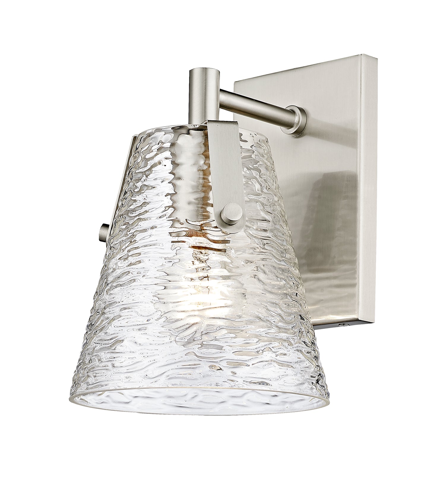1101-1S-BN - Analia 1 Light Wall 9" Sconce - Brushed Nickel