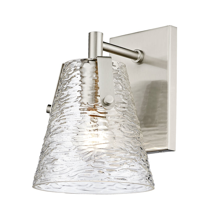 1101-1S-BN - Analia 1 Light Wall 9" Sconce - Brushed Nickel