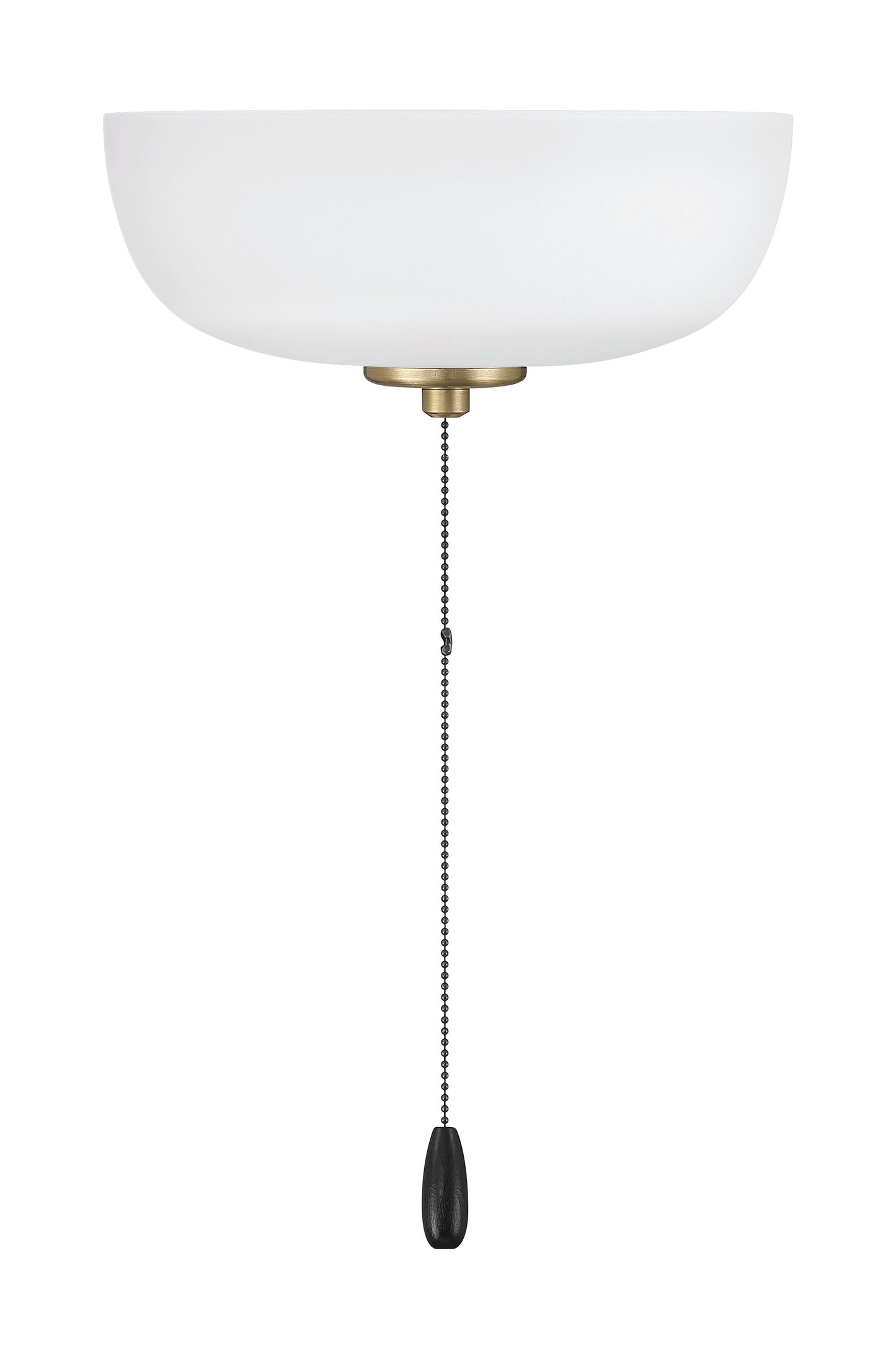 LK2601-2LWF-SB - 2 Light Bowl Light Kit in Satin Brass (White Frost Glass)