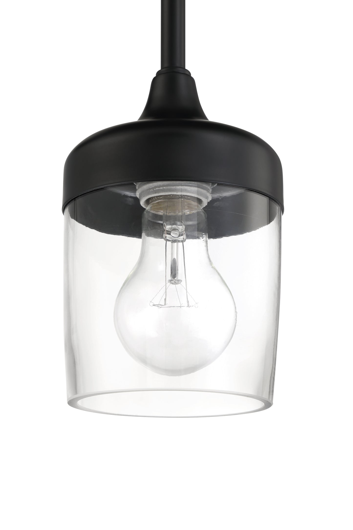 58191-FB - Wrenn 1 Light 5.12" Wide Mini Pendant - Flat Black
