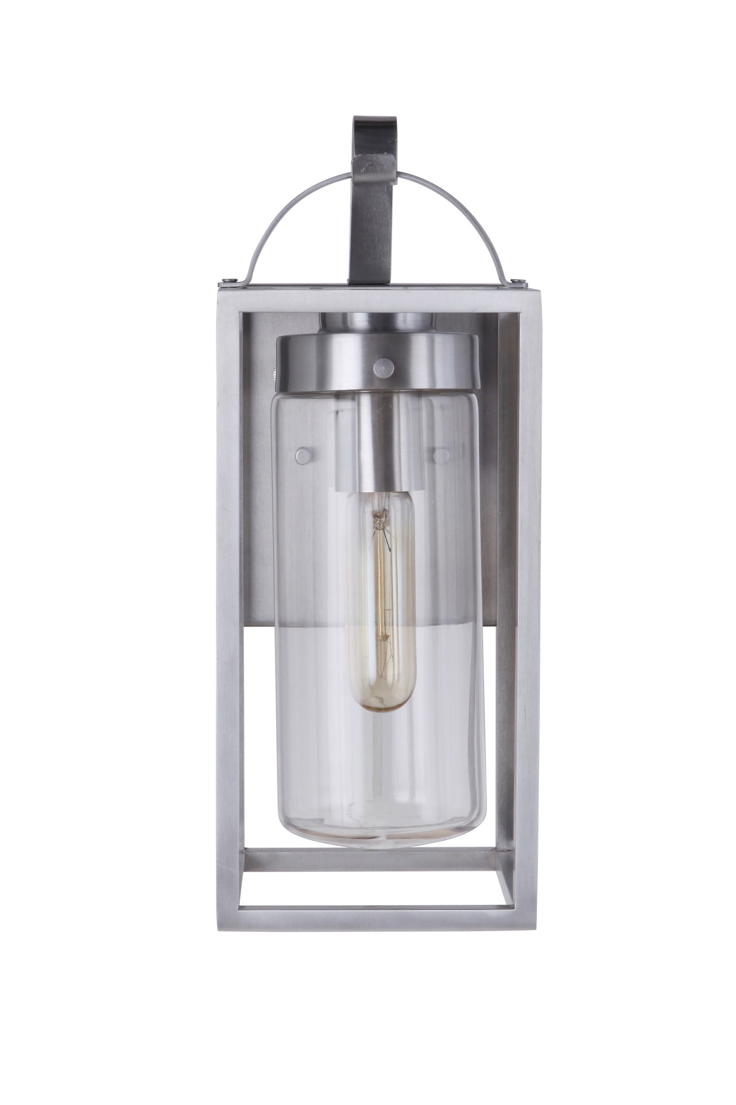 ZA4804-SA - Neo 1 Light 14" High Outdoor Wall Lantern - Satin Aluminum