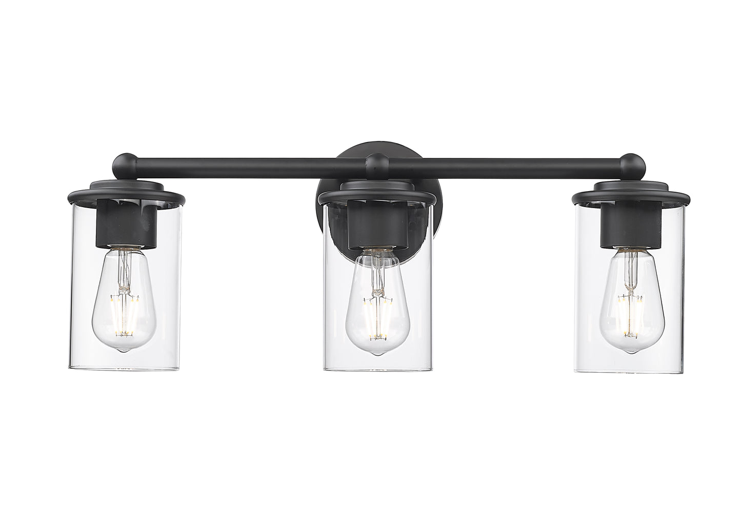 742-3V-MB - Thayer 3 Light 22" Vanity - Matte Black