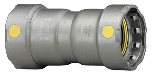 25026 - Megapressg Carbon Steel Coupling with Stop, Press x Press Connection Type, 2" Tube Size