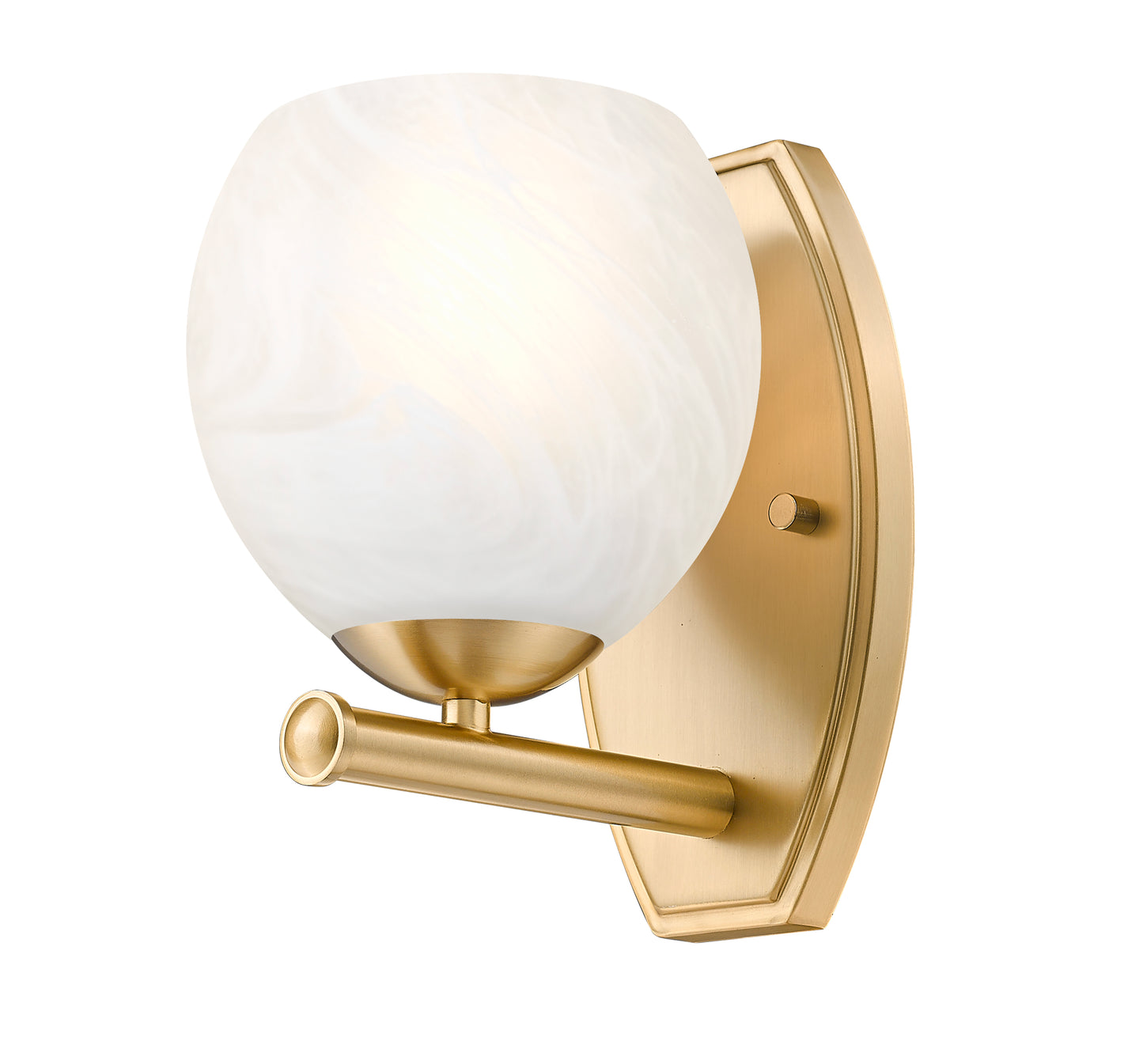 1963-1S-MGLD - Colette 1 Light Wall 9" Sconce - Modern Gold