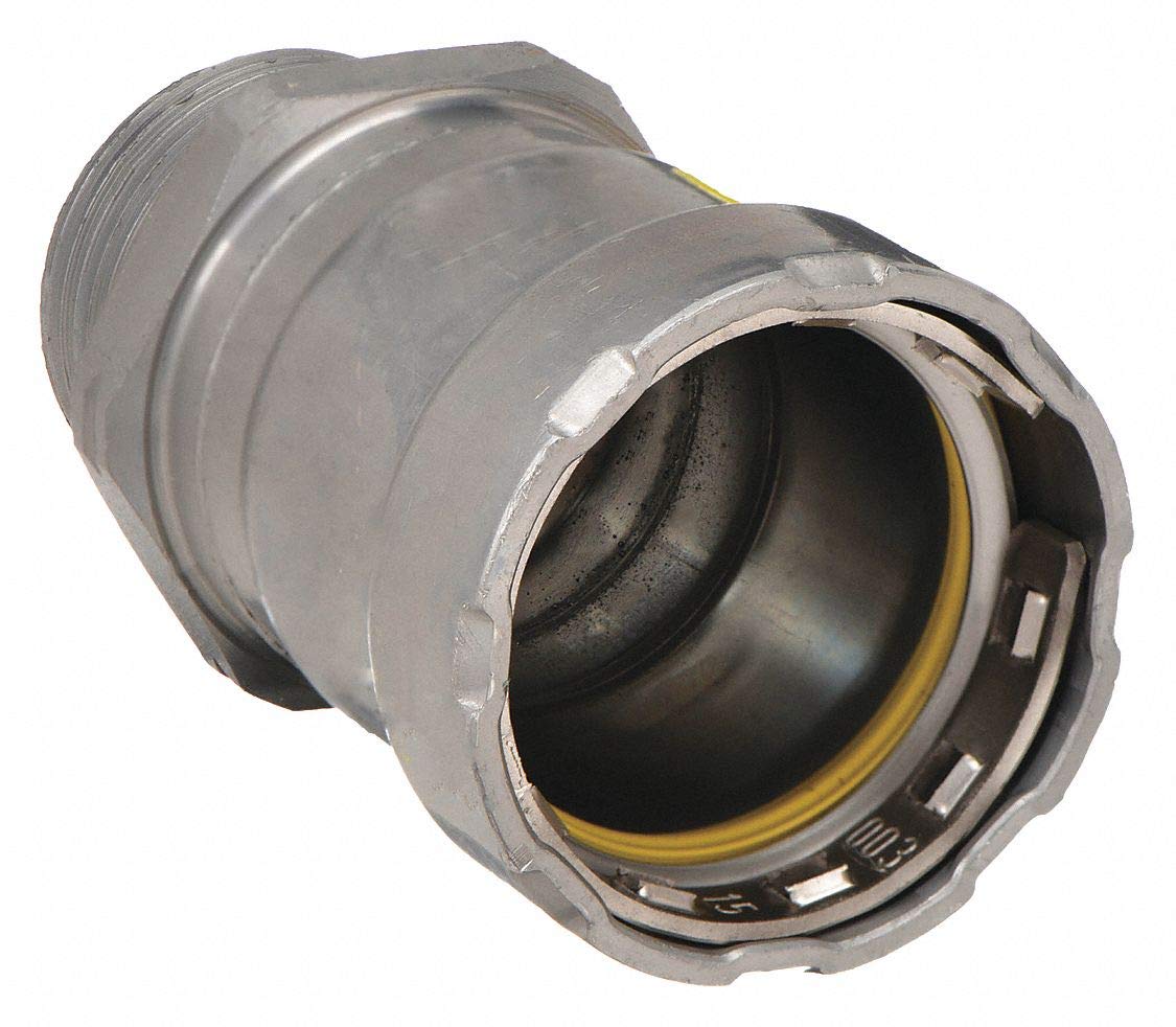 25106 - MegapressG Carbon Steel Male Adapter, Press x MPT Connection Type, 3/4" Tube Size