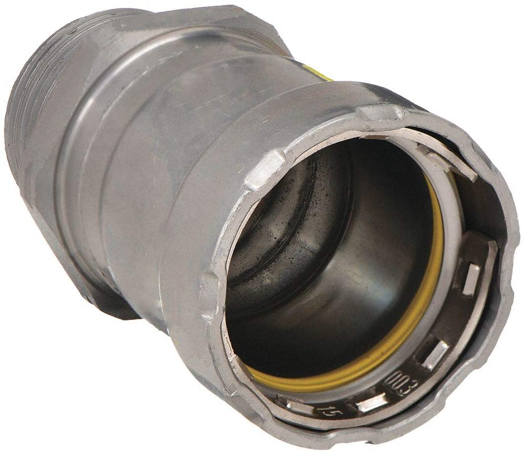 25111 - MegaPressG Carbon Steel Adapter, Press x MPT Connection Type, 1" x 1" Tube Size