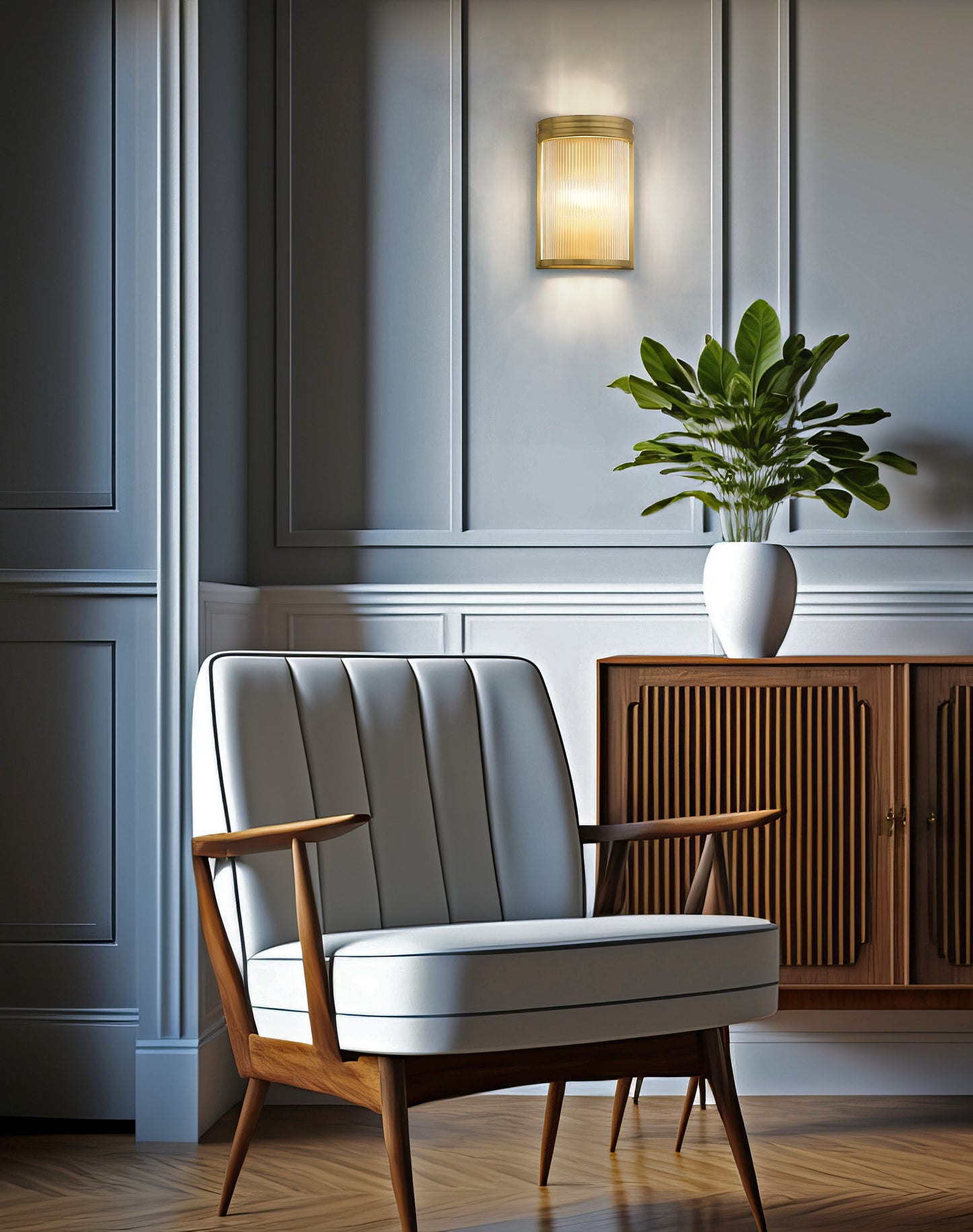 7504-2S-MGLD - Carnaby 2 Light Wall 12" Sconce - Modern Gold