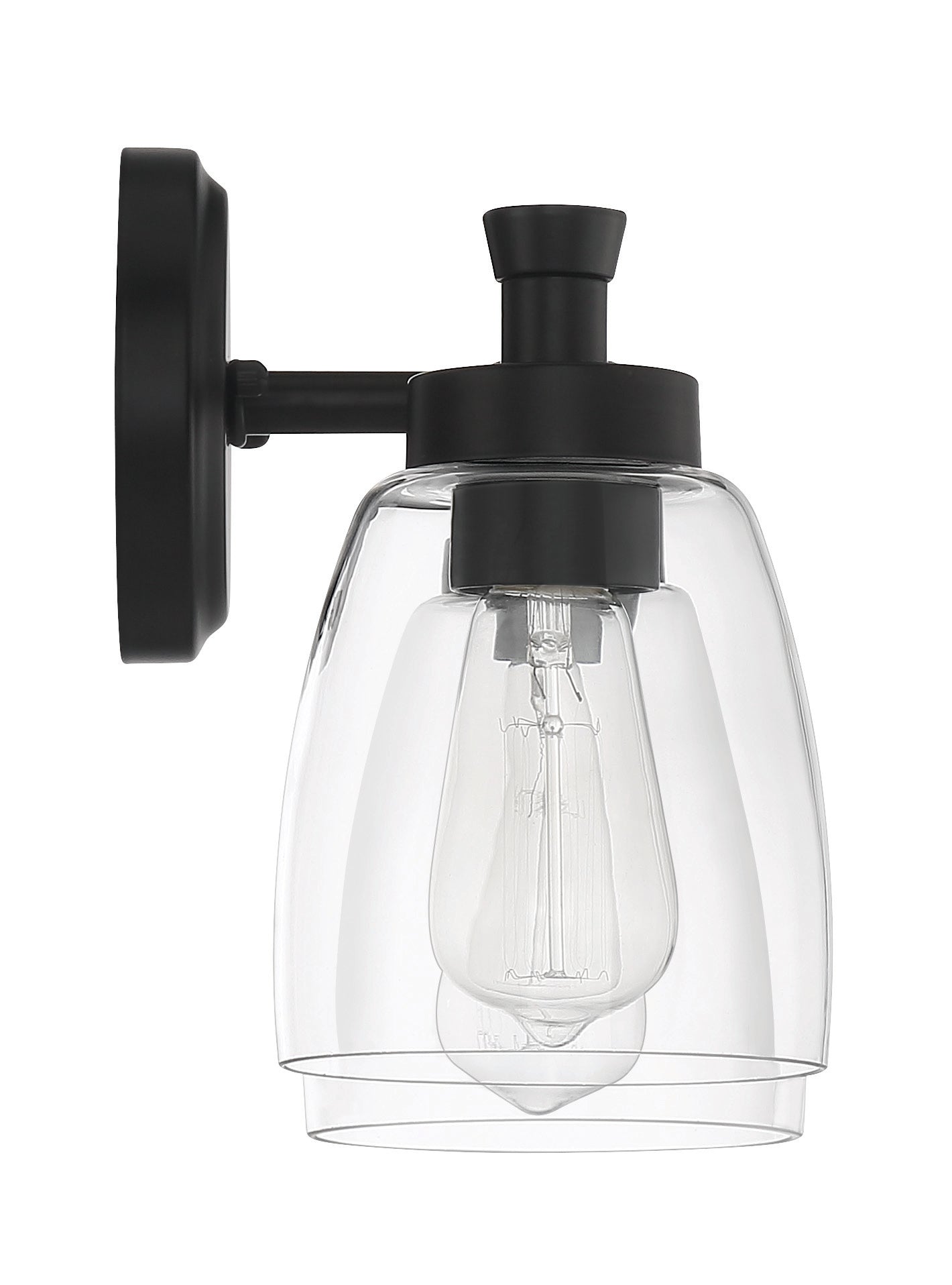 12716FB2 - Henning 2 Light 16" Wide Vanity Light - Flat Black