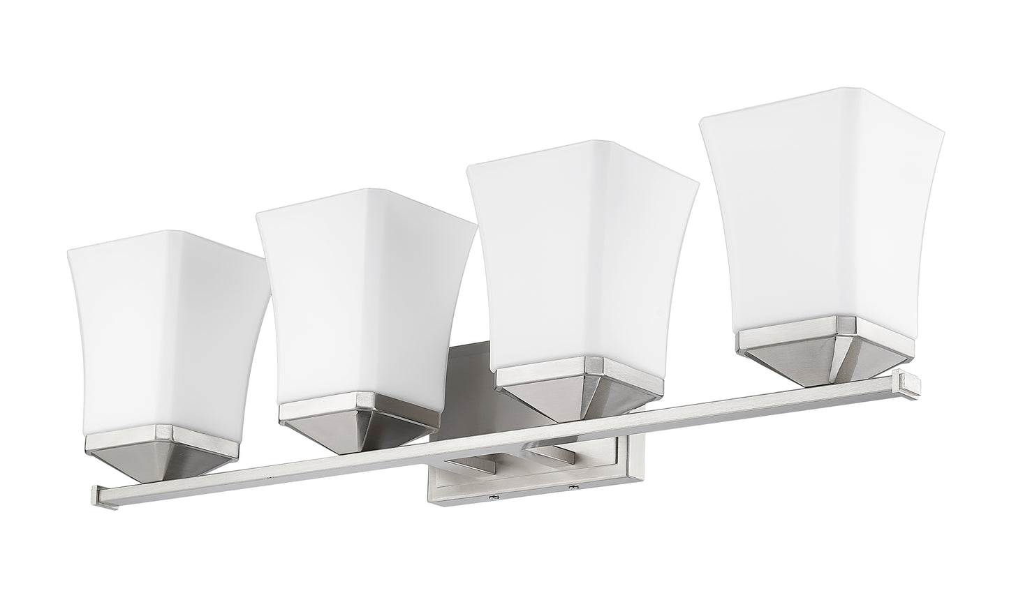 1939-4V-BN - Darcy 4 Light 28" Vanity - Brushed Nickel