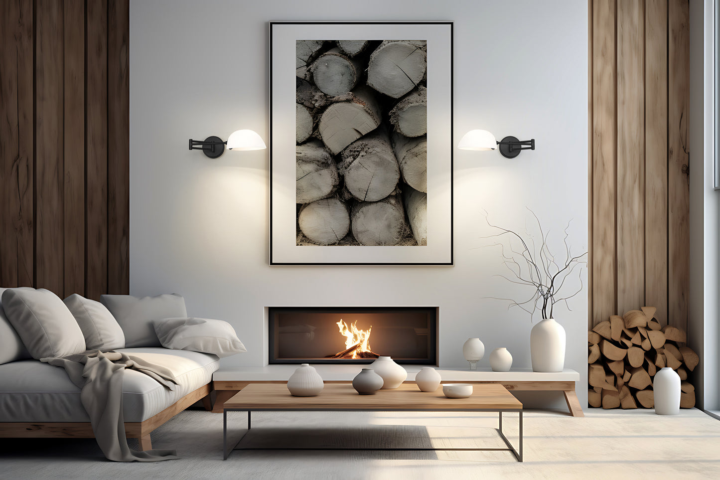 3048S-MB - Breton 1 Light Wall 5" Sconce - Matte Black