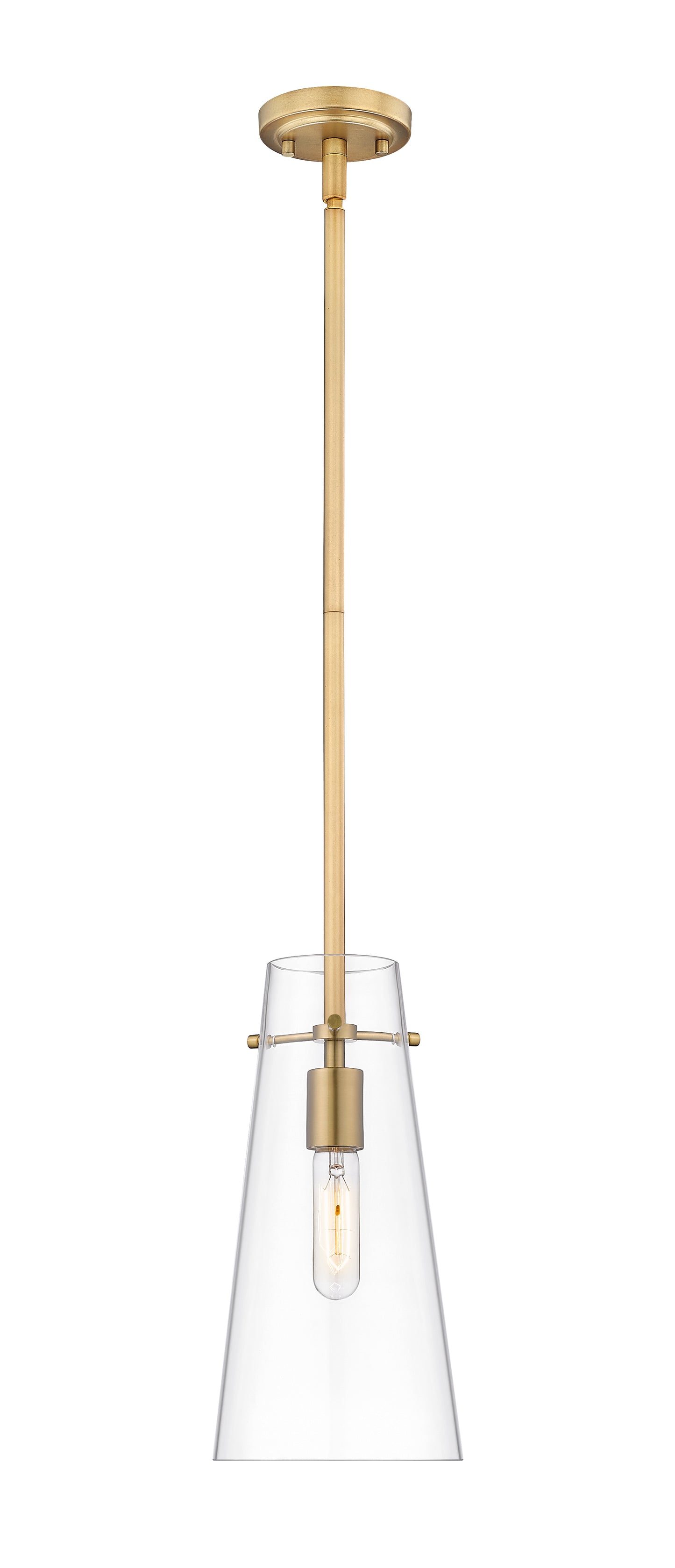 7508P-ROD-MGLD - Kira 1 Light 6" Pendant - Modern Gold