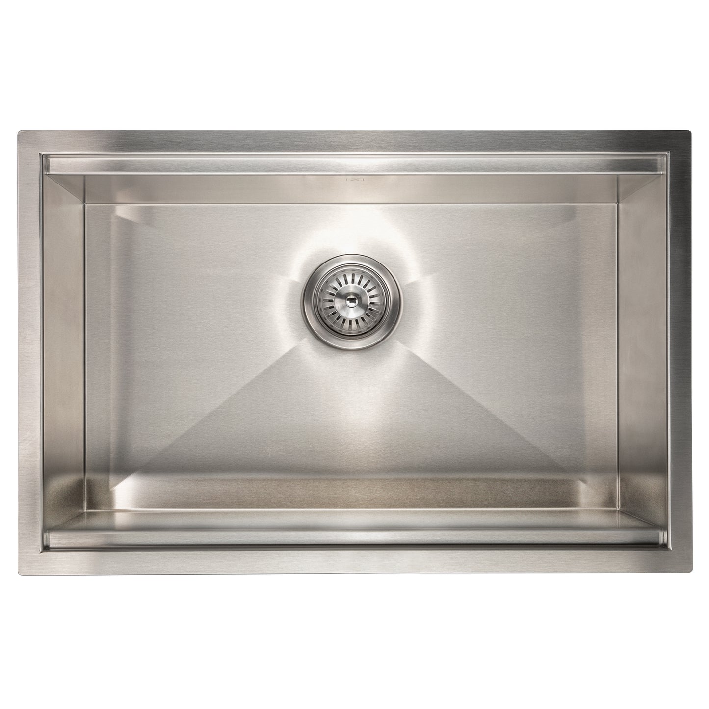 SLS-27 - 27" Garmisch Undermount Single Bowl Stainless Steel Kitchen Sink with Bottom Grid and Accessories