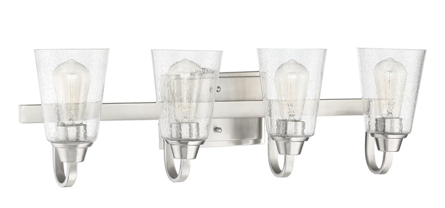 41904-BNK-CS - Grace 4 Light 28" Wide Vanity Light - Brushed Nickel