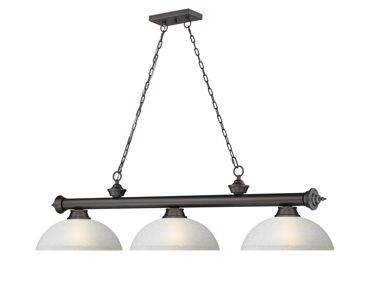 2306-3BRZ-DWL14 - Cordon 3 Light 57" Billiard - Bronze
