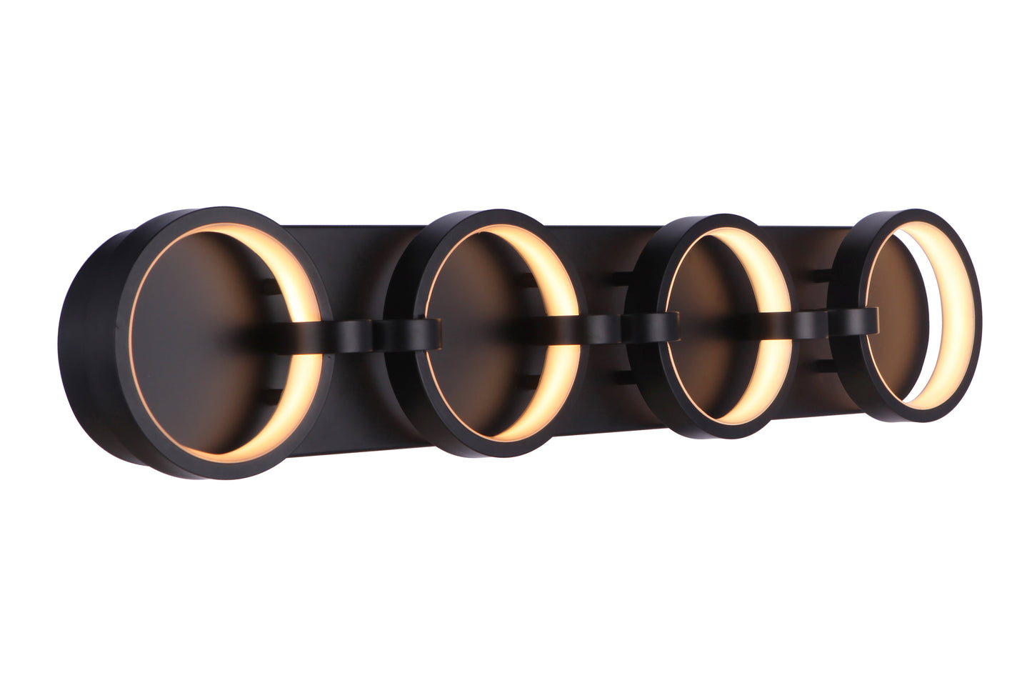 59304-FB-LED - Context 4 Light 33" Wide LED Vanity Light - Flat Black