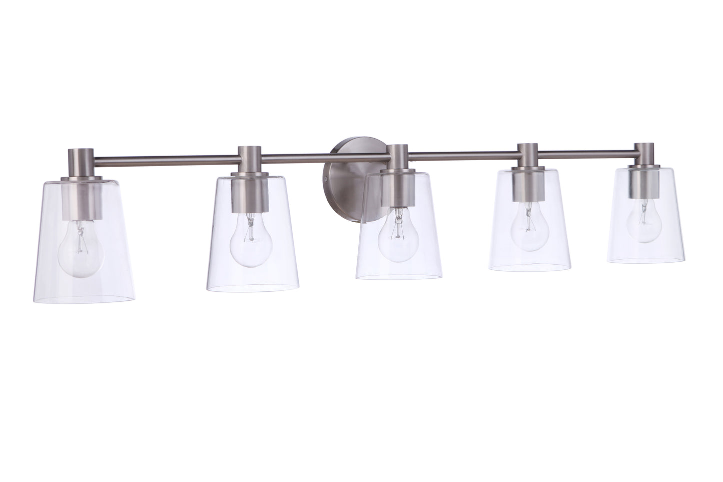 12642BNK5 - Emilio 5 Light 42" Wide Vanity Light - Brushed Nickel