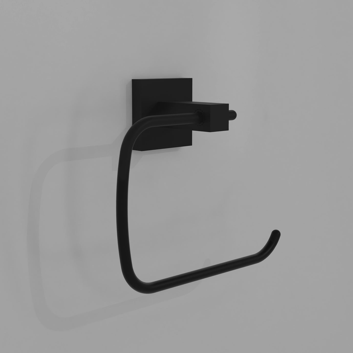 RBCN1-TRNG-MB - Rubicon Towel Ring in Matte Black