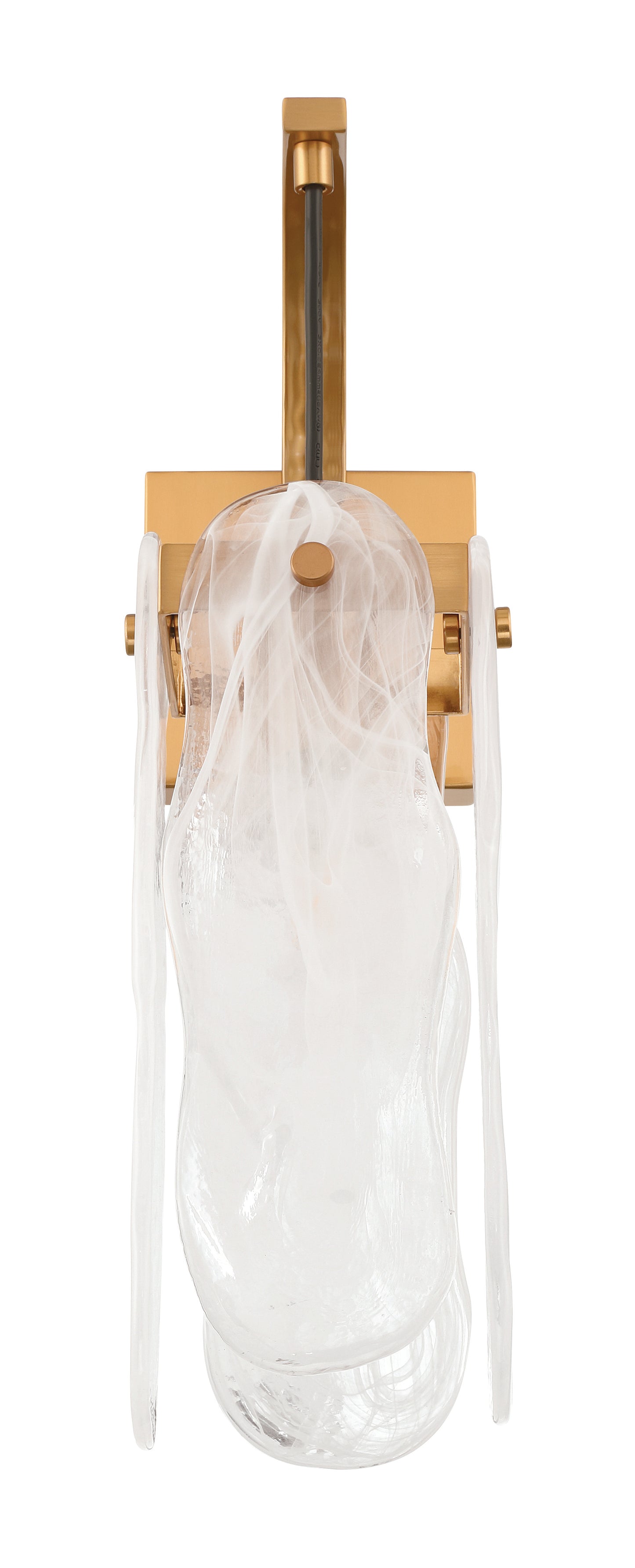 59961-SB - Angela 1 Light 17" High Wall Sconce - Satin Brass