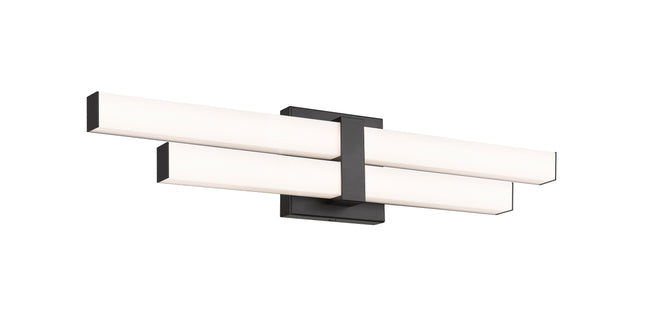 1008-25W-MB-LED - Zane 2 Light 25" Vanity - Matte Black