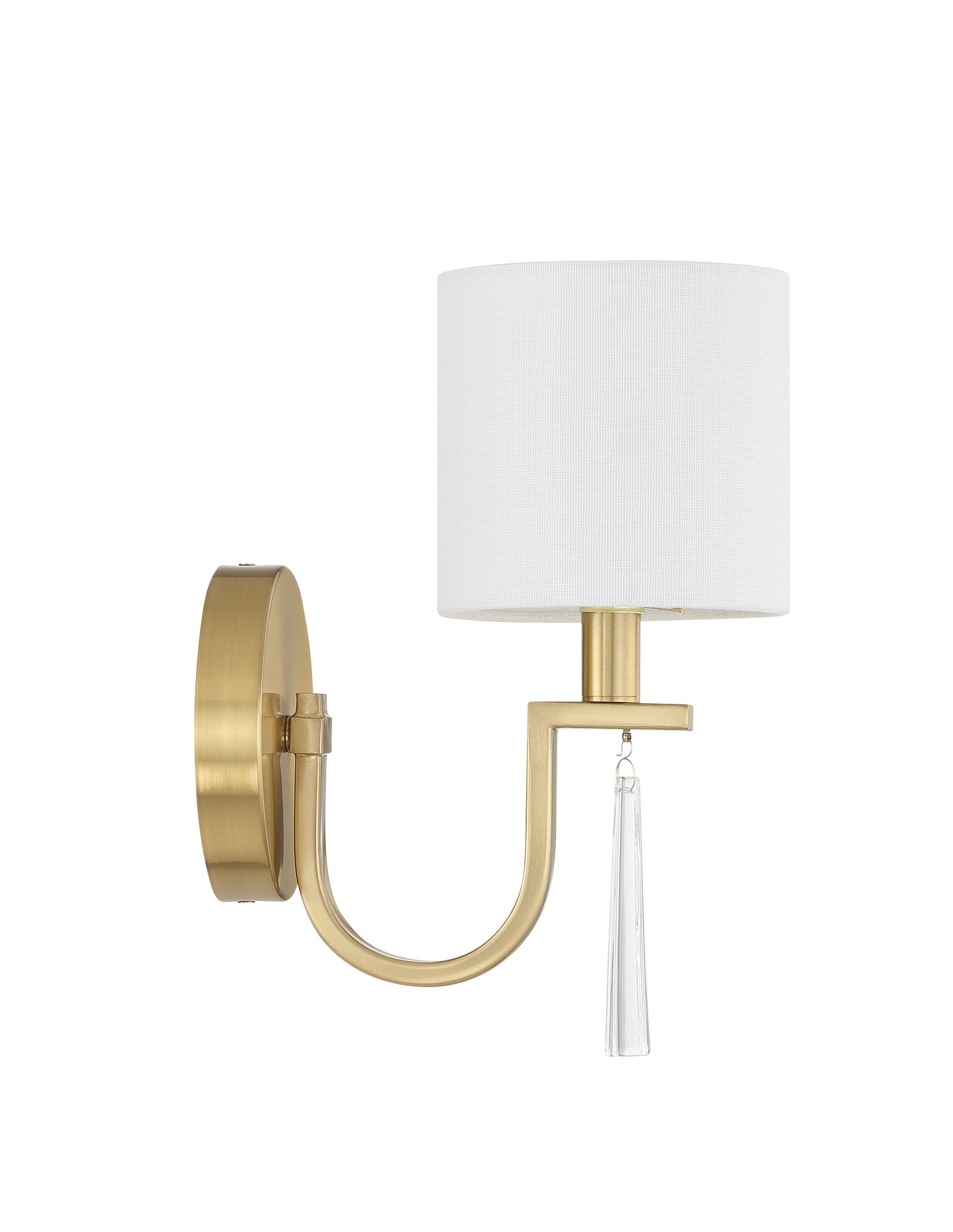 58261-SB - Fortuna 1 Light 11" High Wall Sconce - Satin Brass