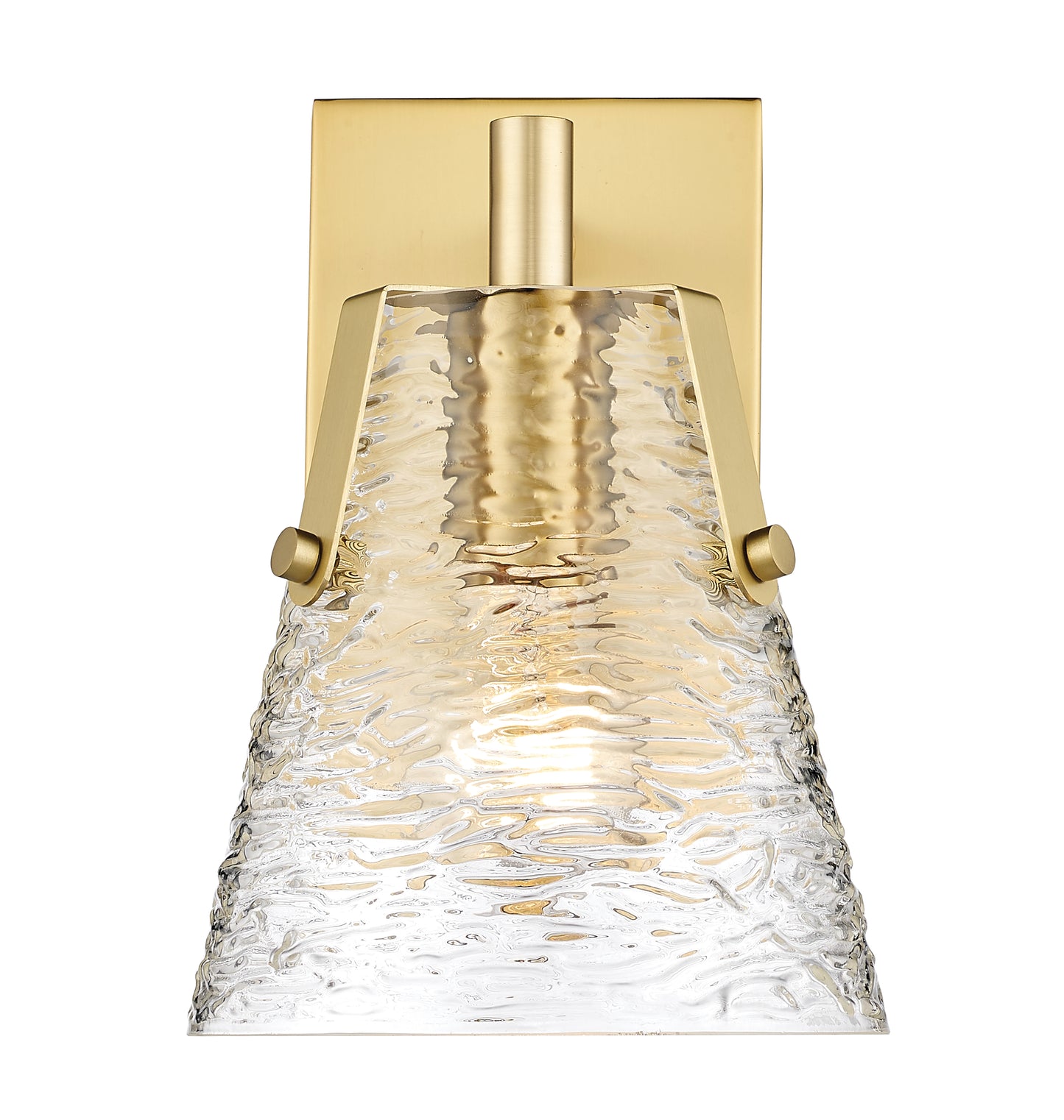 1101-1S-MGLD - Analia 1 Light Wall 9" Sconce - Modern Gold