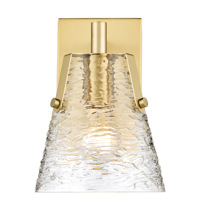 1101-1S-MGLD - Analia 1 Light Wall 9" Sconce - Modern Gold