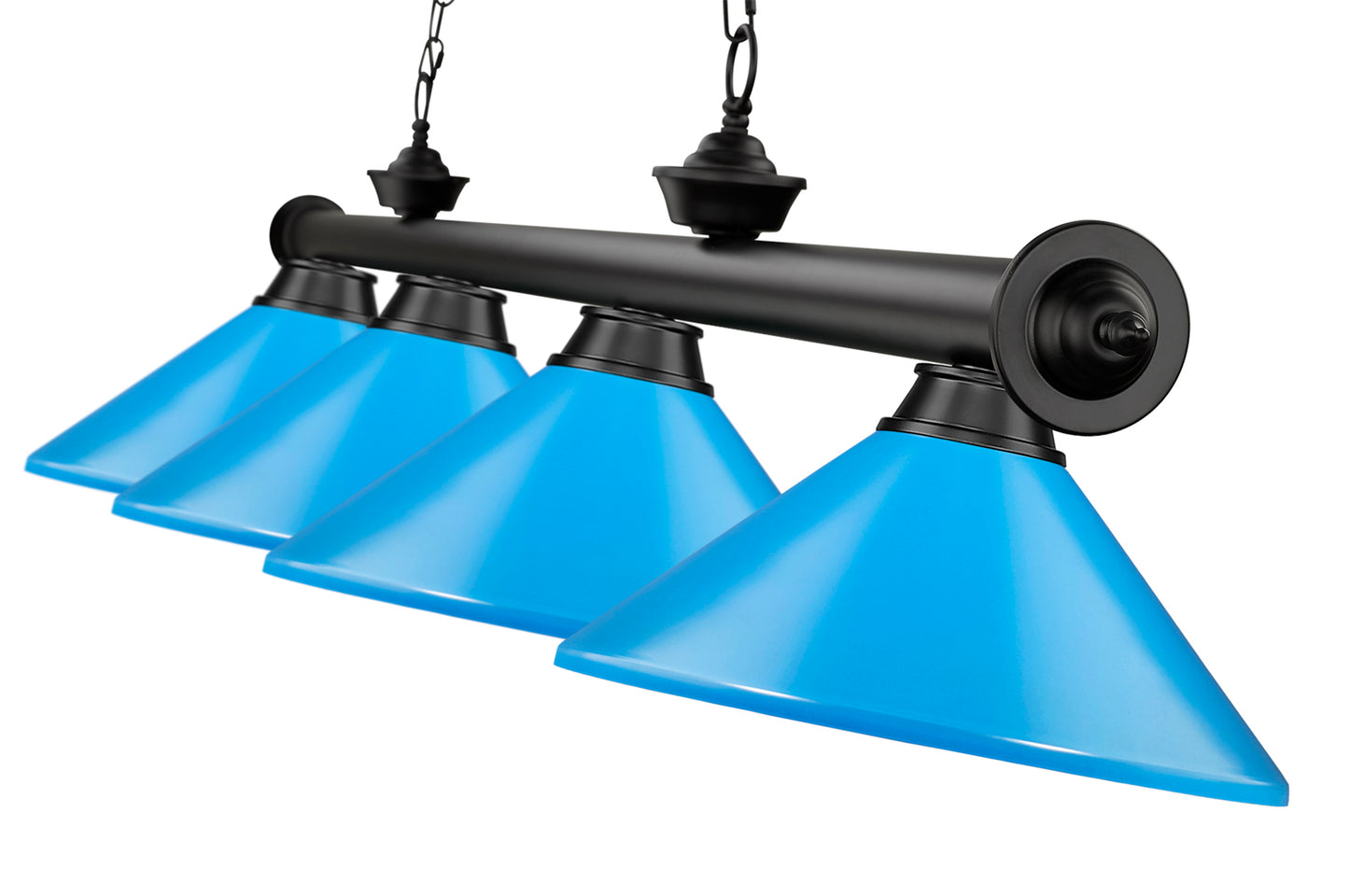 2306-4MB-MEB - Cordon 4 Light 82" Billiard - Matte Black