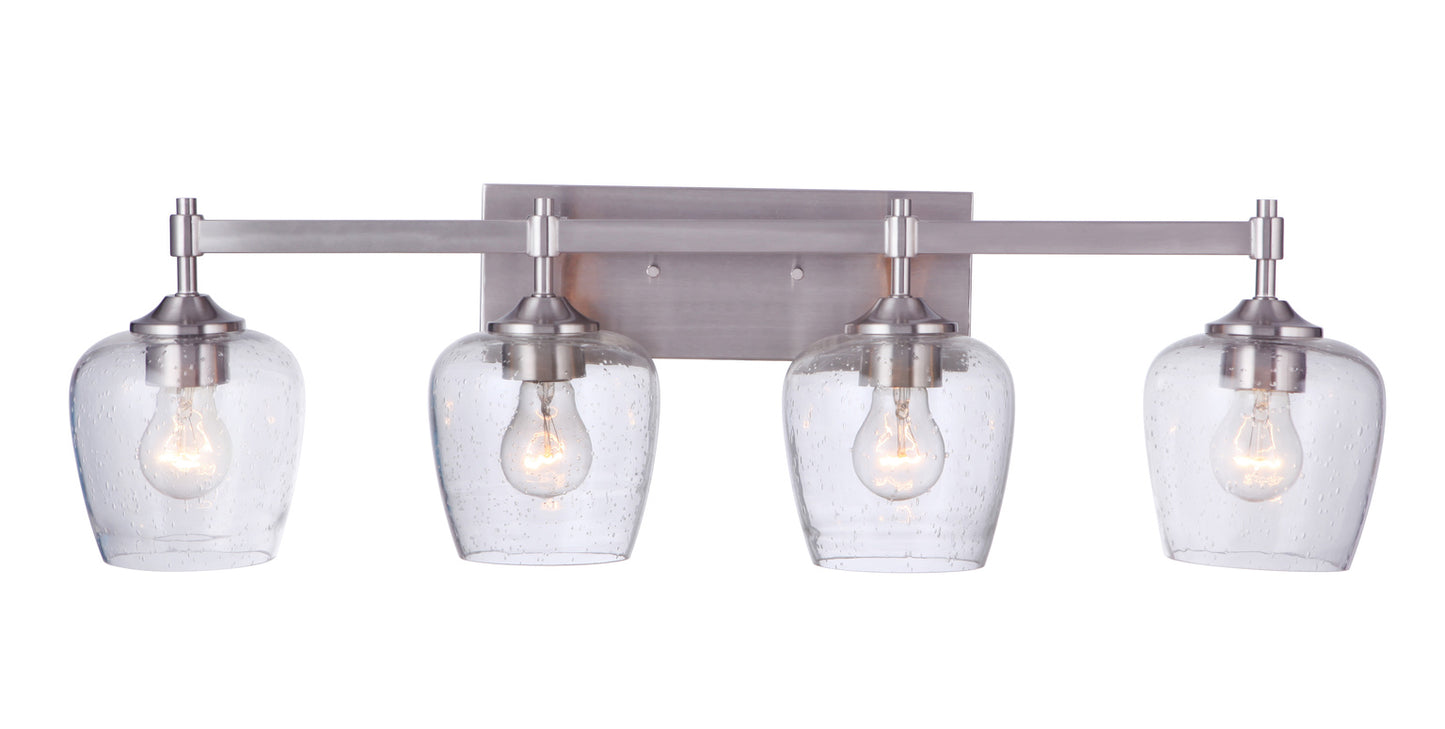 12430BNK4 - Stellen 4 Light 30" Wide Vanity Light - Brushed Nickel