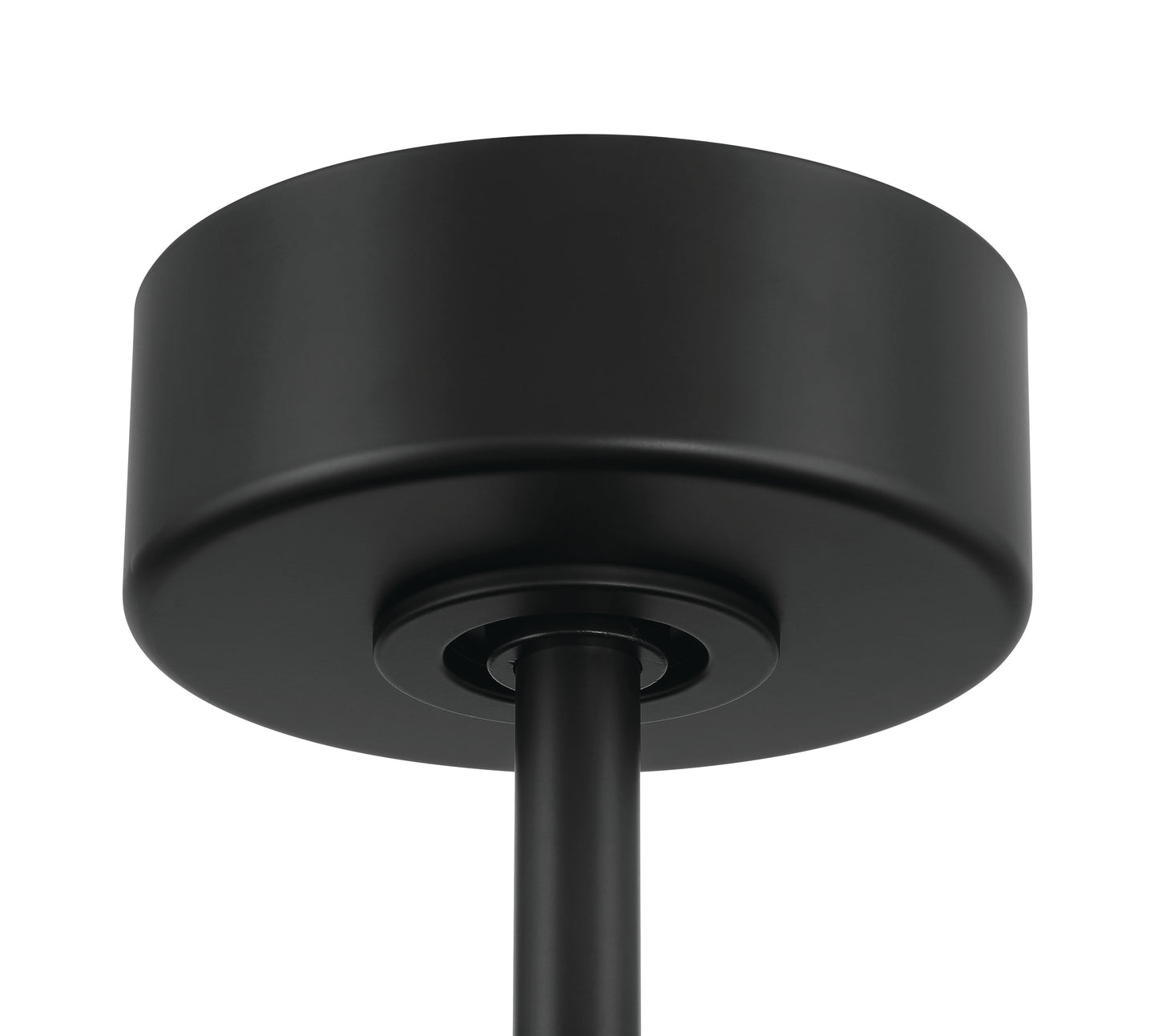 TTE65FB6 - Tate 65" 6 Blade Indoor Outdoor Ceiling Fan with Light Kit - Flat Black