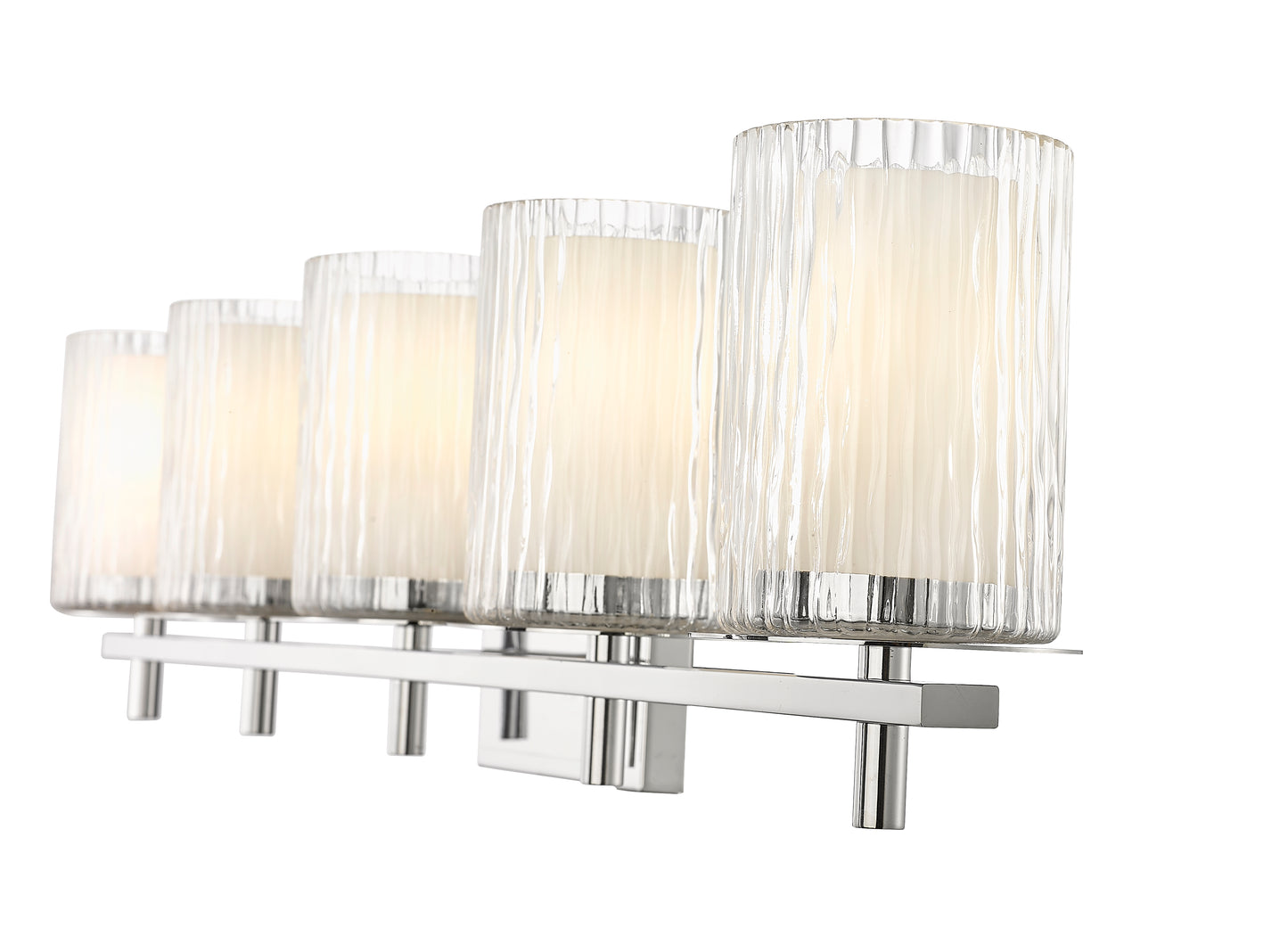 1949-5V-CH - Grayson 5 Light 40" Vanity - Chrome