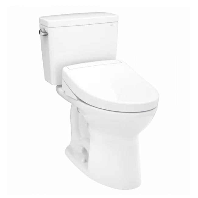 MW7763446CEFG#01 - Drake Washlet+ S5 Two-Piece Elongated Toilet - 1.28 GPF, Cotton White