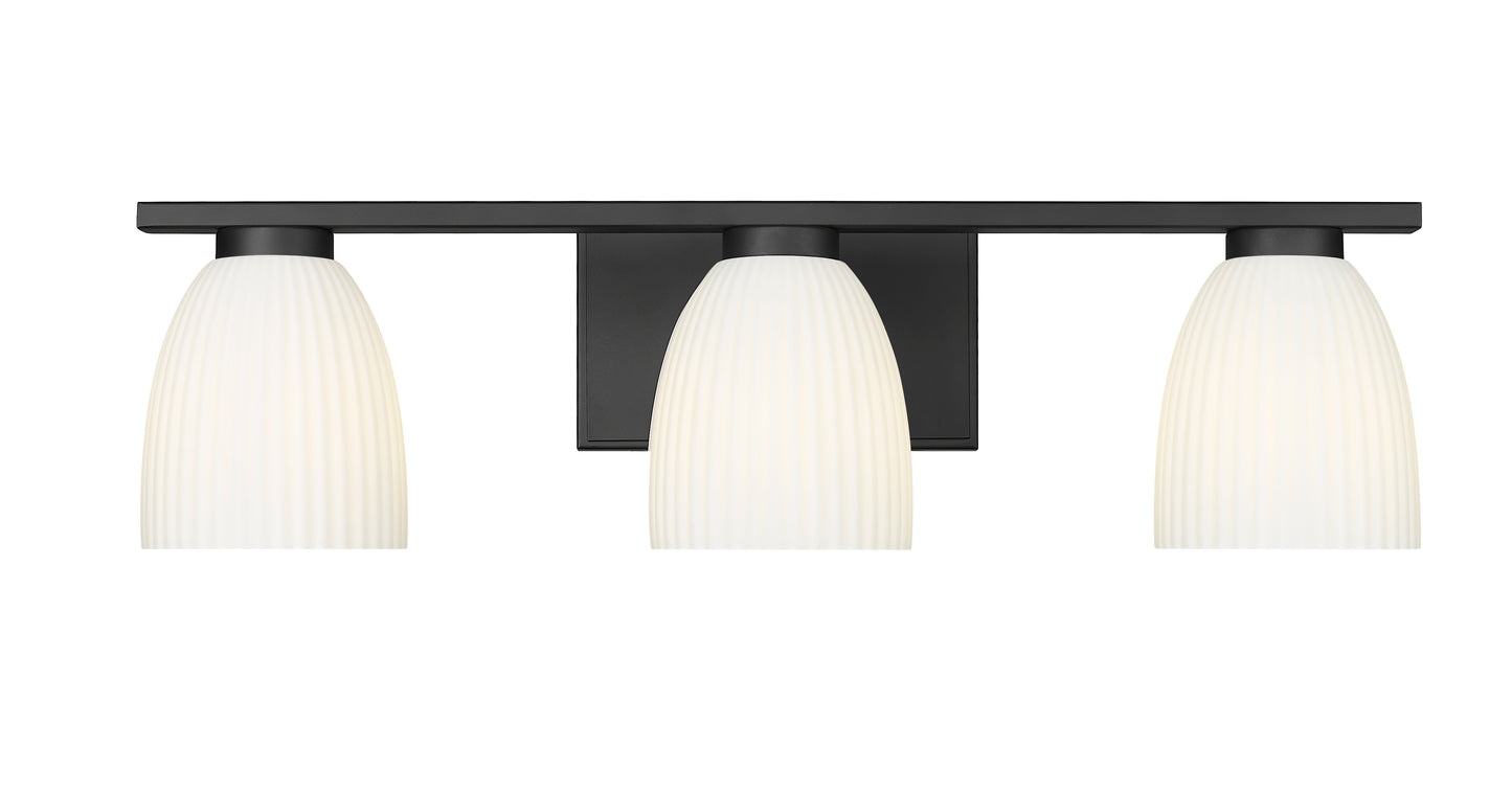 7518-3V-MB - Naya 3 Light 24" Vanity - Matte Black