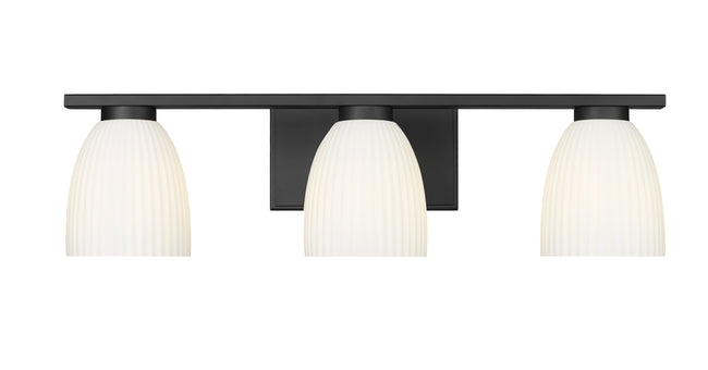 7518-3V-MB - Naya 3 Light 24" Vanity - Matte Black