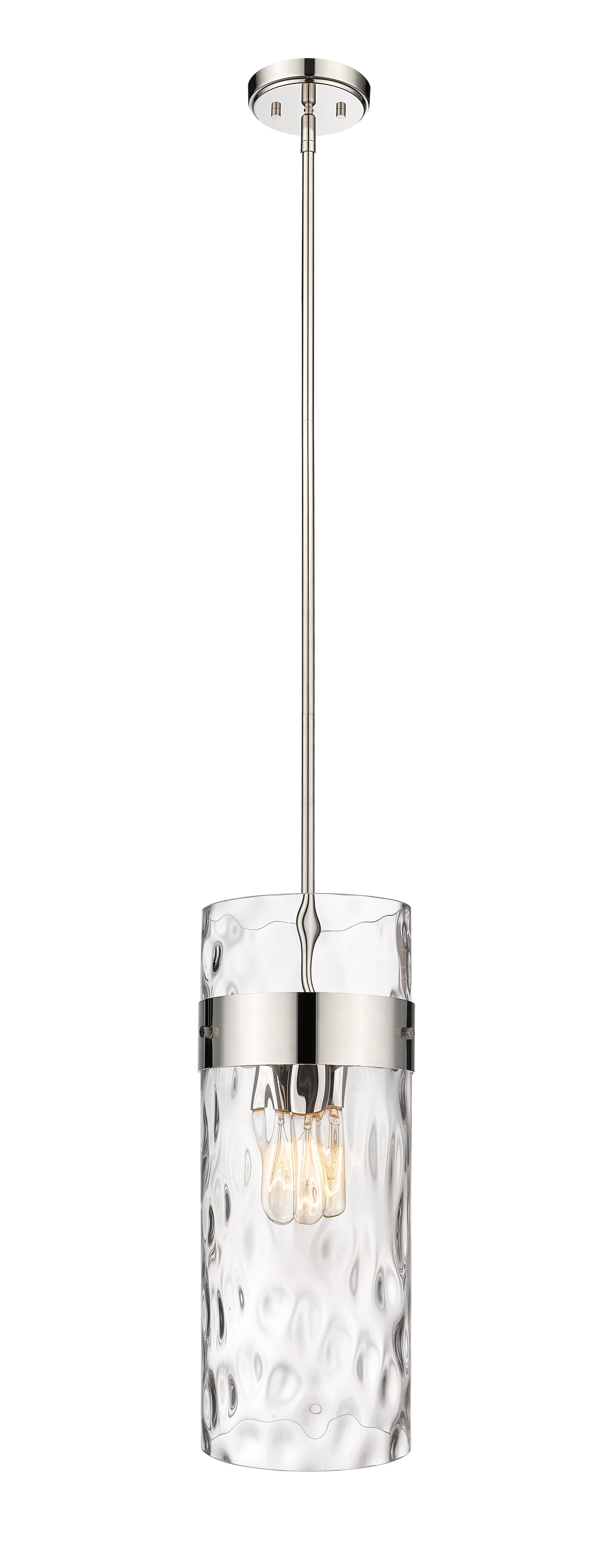 3035P9-PN - Fontaine 3 Light 9" Pendant - Polished Nickel