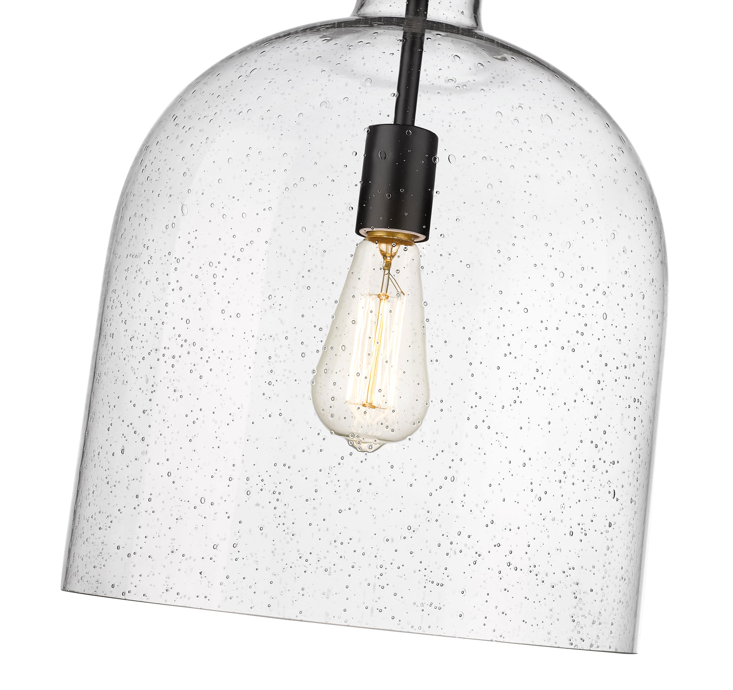 817-12MB - Pearson 1 Light 12" Pendant - Matte Black