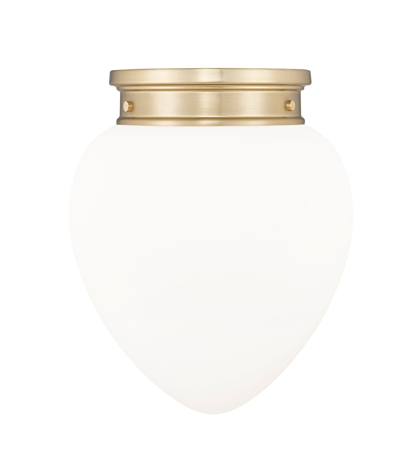 1945F12-MGLD - Gideon 1 Light Flush 12" Mount - Modern Gold